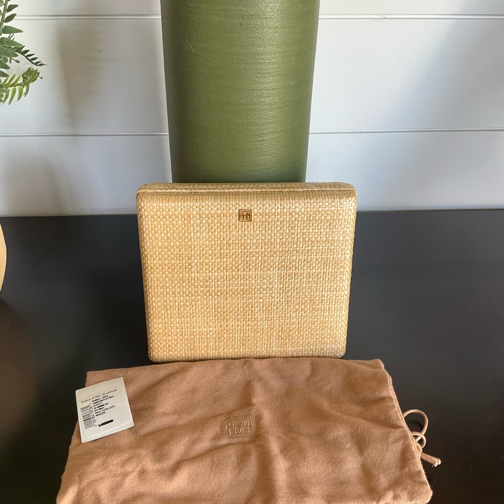 Toteme Raffia Box Clutch - Picture 6 of 10